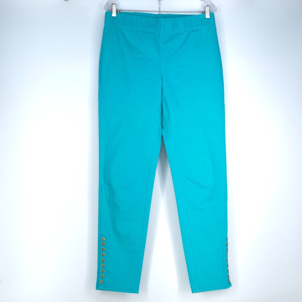 Soft Surroundings Colorful Metro Leggings Pants Women Medium Tall Comfort Casual